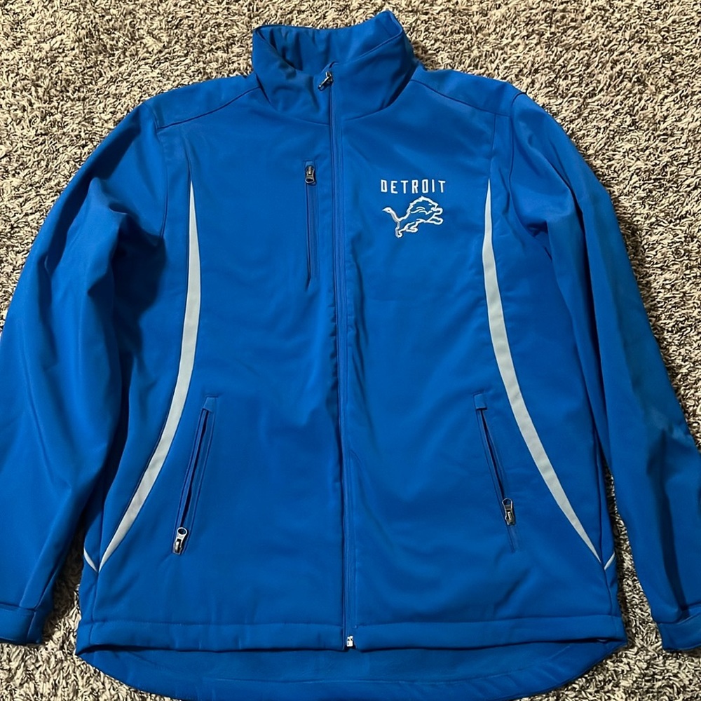 Detroit lions soft shell jacket